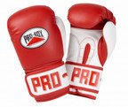 PRO BOX PU CLUB ESSENTIALS COLLECTION RED JUNIOR SPARRING GLOVES