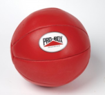 View the Pro Box Leather Medicine Ball 5kg Red  online at Fight Outlet
