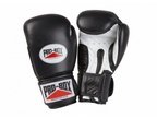 View the Pro Box 'Super Spar' Leather Sparring Gloves Black online at Fight Outlet
