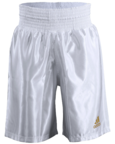 View the ADIDAS SATIN BOXING SHORTS - WHITE online at Fight Outlet