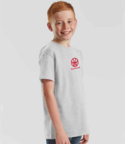 View the BUG KLUB UK. KIDS SS620B T SHIRT - Heather Grey/Red online at Fight Outlet