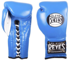 View the Cleto Reyes Lace up Sparring Boxing Gloves - Blue online at Fight Outlet