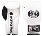 View the Cleto Reyes Lace up Sparring Boxing Gloves - White online at Fight Outlet