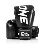 View the BGV Fairtex X ONE Championship Boxing Gloves - Black/White online at Fight Outlet