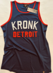 View the KRONK Iconic Detroit Applique Training Gym Vest - Navy/White/Red online at Fight Outlet