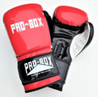 View the Pro Box *NEW* CLUB SPAR BOXING GLOVES - RED online at Fight Outlet