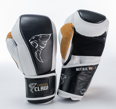 Buy the Carbon Claw Recoil RX-7 Bag Glove White/Black online at Fight Outlet