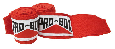 Buy the Pro Box Junior A.I.B.A Spec Stretch Hand Wraps Red 1.5m online at Fight Outlet