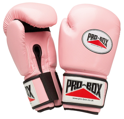 Buy the Pro Box 'PINK COLLECTION' PU Training Gloves online at Fight Outlet