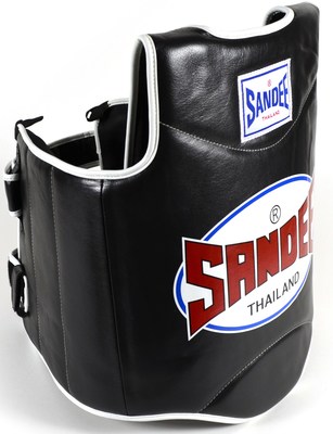 Sandee Authentic Body Shield Synthetic Leather Black/White Kids 