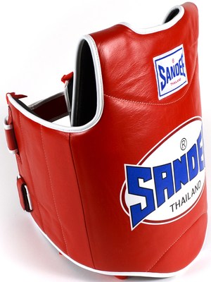 Sandee Authentic Body Shield Synthetic Leather Red/White Kids 