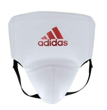 Buy the Adidas AdiStar Pro Groin Guard - White/Red online at Fight Outlet