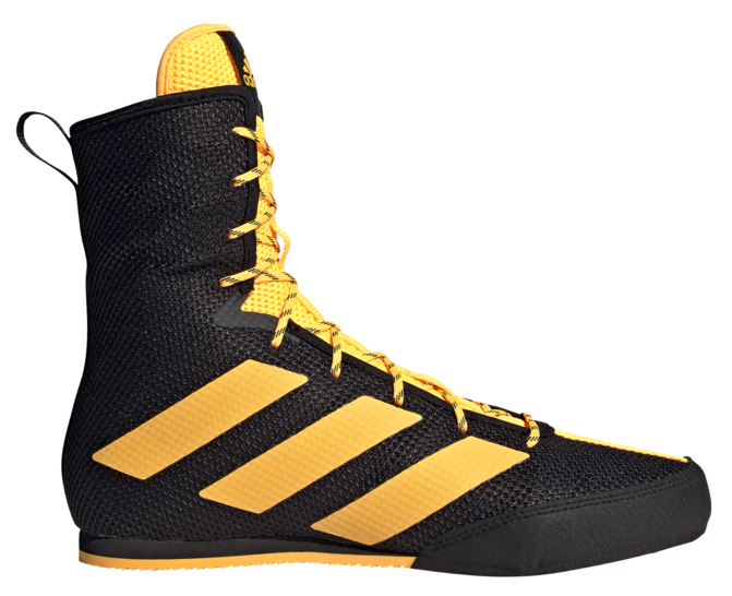 Adidas Box Hog 3 Boxing Boots, Black/Gold