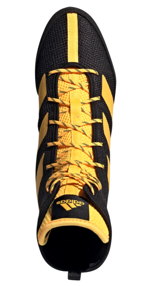 Adidas Box Hog 3 Boxing Boots, Black/Gold