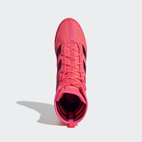 Adidas Box Hog 3 Boxing Boots, Pink/Black  