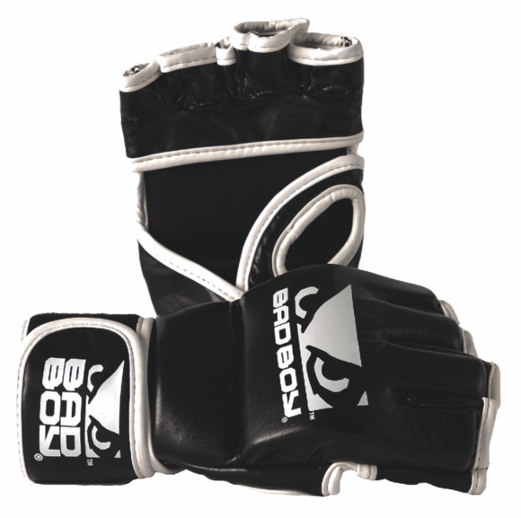 Bad Boy MMA Glove Without Thumb, Black/White
