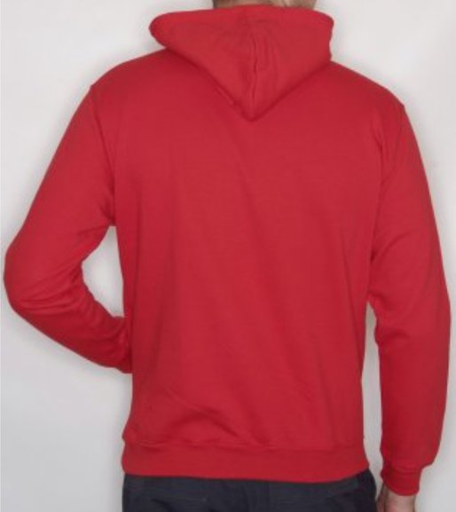 ST.HELENS Striders UNISEX VARSITY HOODY with Large Chest Logo, Plain Back. Junior & Adults