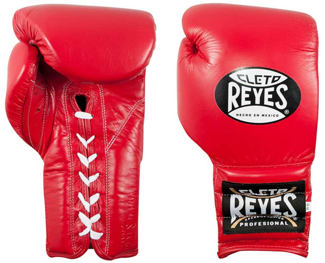 Cleto Reyes Lace up Sparring Boxing Gloves - Red