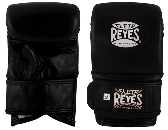 Cleto Reyes Leather Wrap Around Bag Gloves - Black 