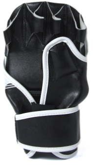 Sandee Sport Black/White/Red Synthetic Leather MMA Sparring Glove