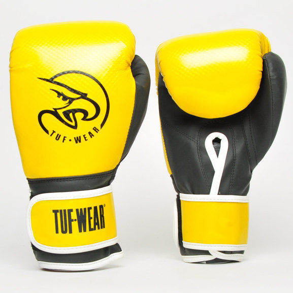 Buy the Tuf Wear Victor Junior Training Boxing Glove - Yellow/Black  online at Fight Outlet