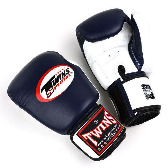 BGVL-3T Twins 2-Tone Navy/White Boxing Gloves