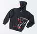 Carbon Claw Zip Up Hoodie - Black/Red  Thumbnail