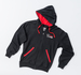 Carbon Claw Zip Up Hoodie - Black/Red  Thumbnail