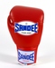 Sandee Authentic Lace Up Pro Fight Boxing Gloves Leather- Red/White Thumbnail
