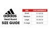 Adidas AIBA Style Training Head Guard Red Thumbnail