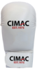 Cimac Competition Karate Mitts Without Thumb, White Thumbnail