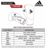 Adidas AdiSpeed LIMITED EDITION Velcro Boxing Gloves, Orange/White Thumbnail