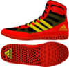 Adidas Mat Wizard 3 Wrestling Boot - Energy Red/Yellow/Black Thumbnail