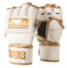 Bad Boy MMA Glove With Thumb, White/Gold Thumbnail