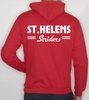 ST.HELENS Striders HOODY with embroidered chest badge & Large Back Print, Junior & Mens. Thumbnail