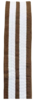 Cimac Brown/White Striped Martial Arts Belt - 2 Stripes Thumbnail