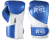 Cleto Reyes Velcro High Precision Training Boxing Gloves  - Blue/White Thumbnail