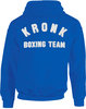 KRONK Boxing Team Towelling Applique Hoodie Regular Fit, Royal Blue/White Thumbnail