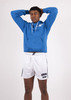 KRONK Boxing Team Towelling Applique Hoodie Regular Fit, Royal Blue/White Thumbnail