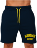 KRONK Detroit Applique Jog Shorts, Navy/Yellow Thumbnail