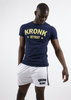 KRONK Detroit Stars Slimfit T Shirt, Vintage Navy/Yellow Thumbnail