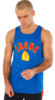 KRONK Gloves Applique Training Gym Vest - Royal Blue/Red/Yellow Thumbnail