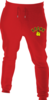 Kronk Gloves Joggers Regular Fit Red with Black & Yellow Applique logo Thumbnail
