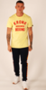KRONK Training Camp Slim fit T Shirt - Vintage Yellow/Red Thumbnail