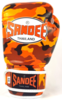 Sandee Authentic Kids Velcro Camo Orange/White Synthetic Leather Boxing Glove Thumbnail