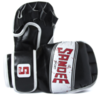 Sandee Sport Black/White/Red Synthetic Leather MMA Sparring Glove Thumbnail