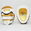 Tuf Wear Victor Gel Curved Hook and Jab Pad, White/Gold Thumbnail