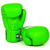 Twins BGVL3 Velcro Boxing Gloves - Lime Green Thumbnail