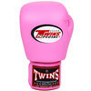 BGVL-3 Twins Pink Velcro Boxing Gloves Thumbnail