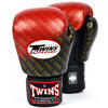 Twins FBGVL3-TW1 Black-Red Colour Fade Boxing Gloves Thumbnail